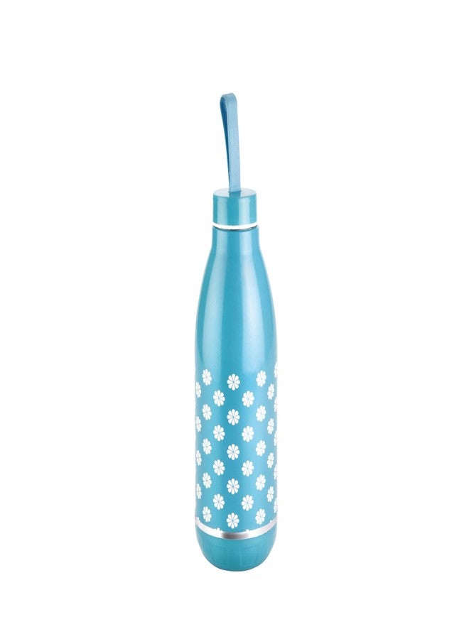Jayco Blue World Deluxe 800ml Hot and Cold Insulated Bottle, Blue